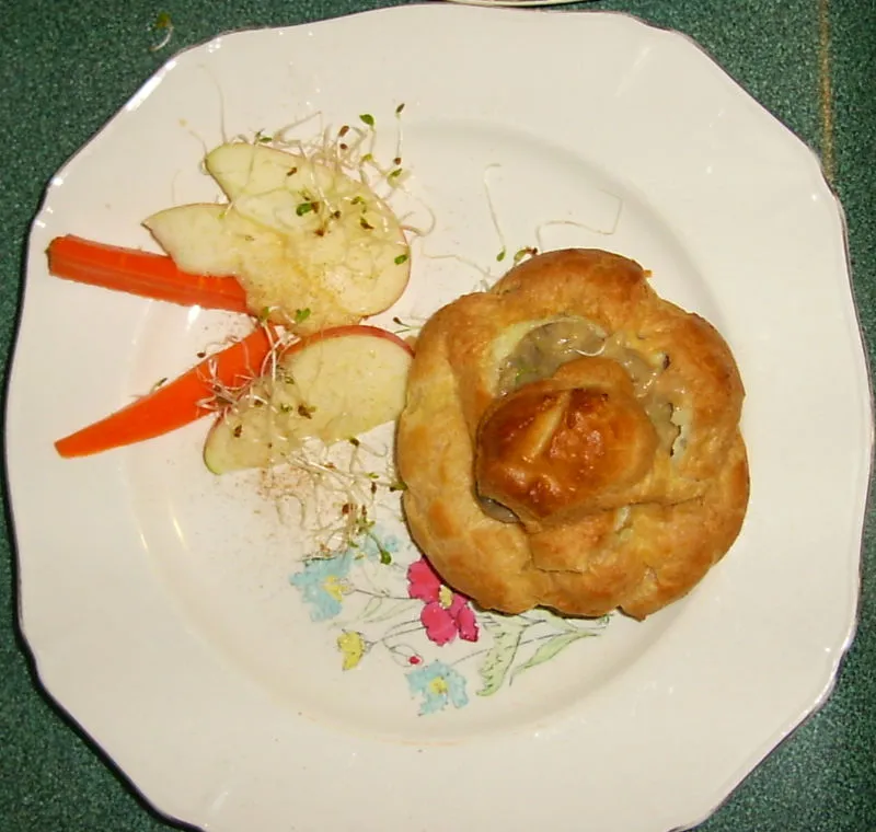 Saucy Chicken Choux Pastry